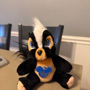 Disney Parks Vintage Plush Flower the Skunk